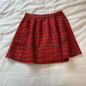 Red skirt